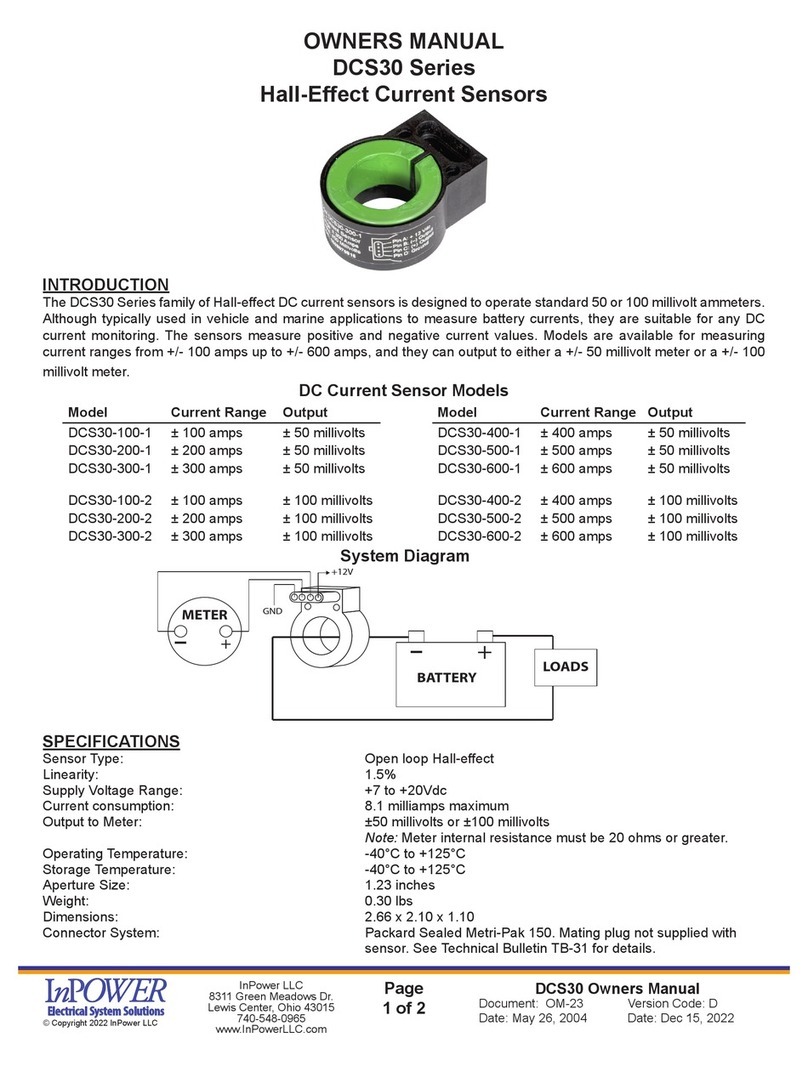 InPOWER DCS30 Series owner's manual