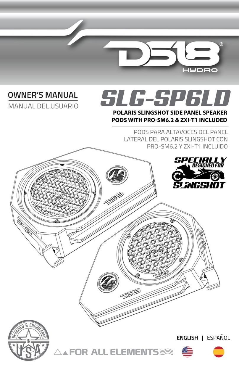 DS18 POLARIS SLINGSHOT SLG-SP6LD owner's manual