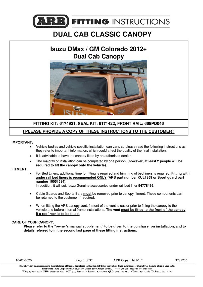 ARB 6174921 Fitting instructions