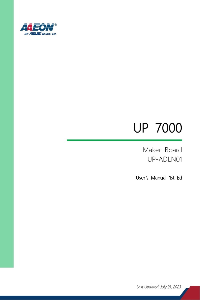 Asus AAEON UP 7000 User manual