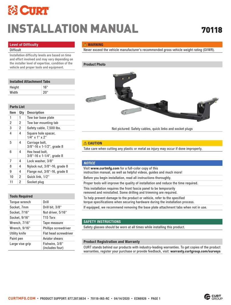 curt 70118 User manual
