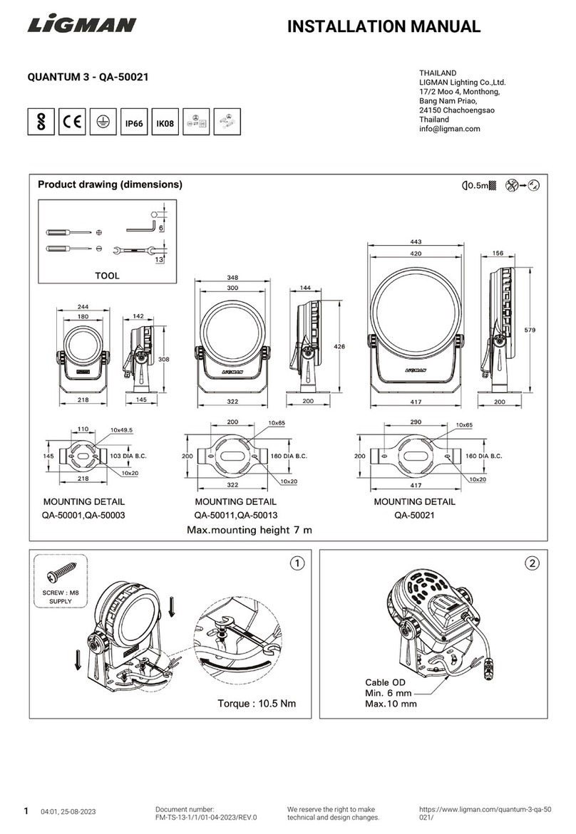 LIGMAN QA-50021 User manual