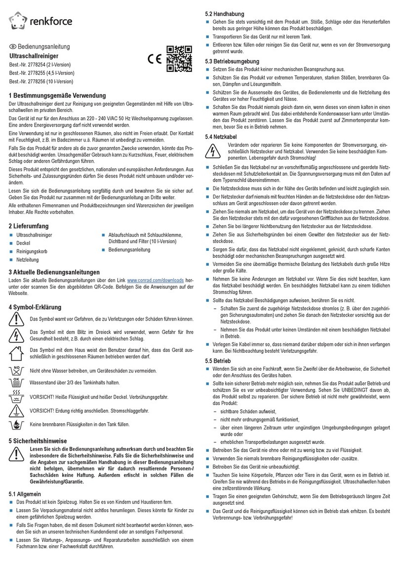 Renkforce 2778255 operating instructions