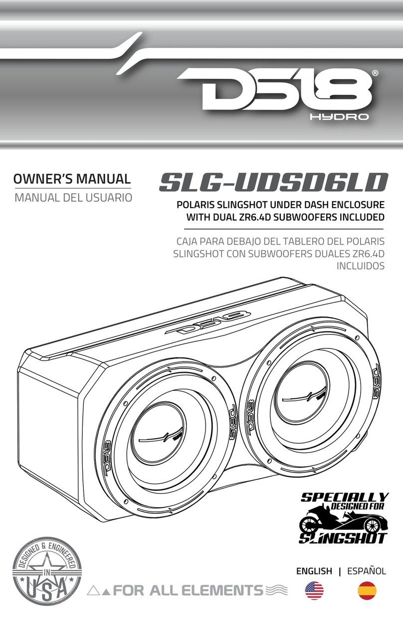 DS18 POLARIS SLINGSHOT SLG-UDSD6LD owner's manual