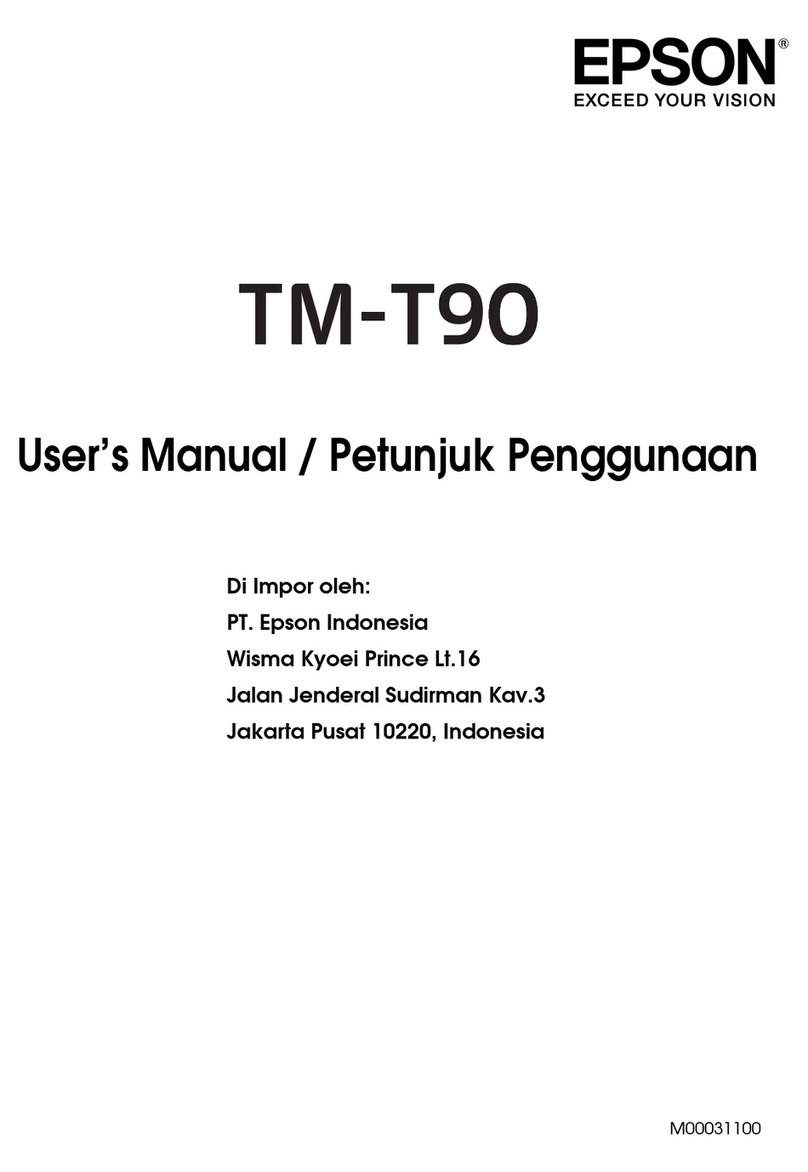 Epson TM-T90 User manual