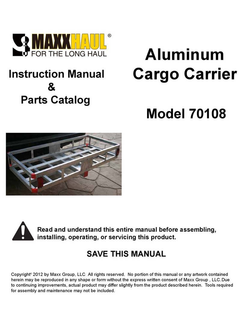 Maxxhaul 70108 Instruction manual parts catalog