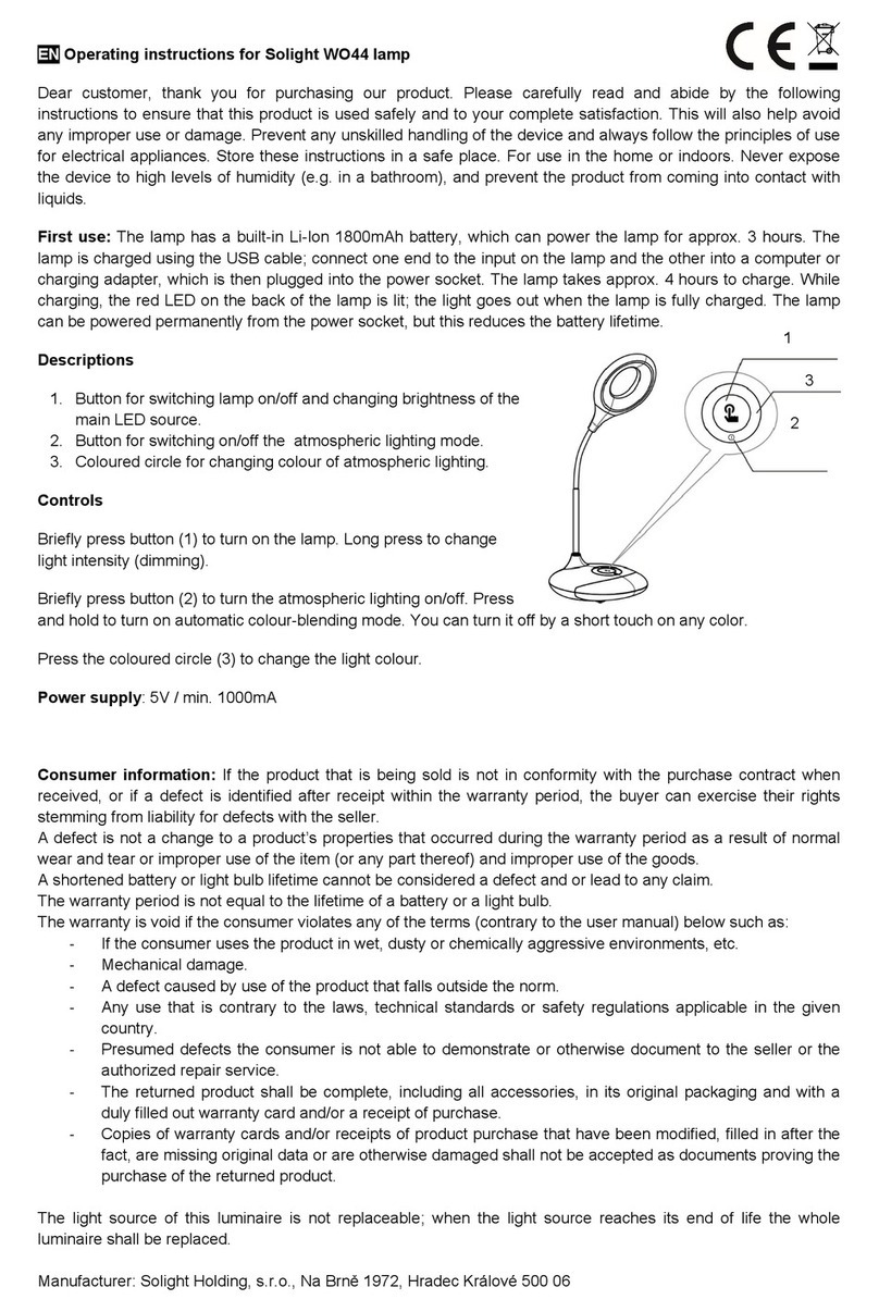 Solight WO44 User manual
