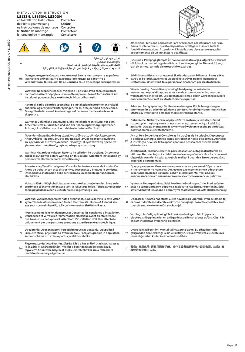 Elettra LS132N installation instructions