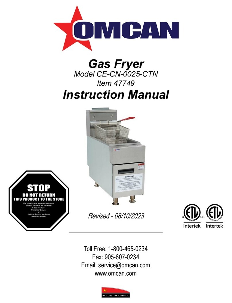 Omcan CE-CN-0025-CTN instruction manual