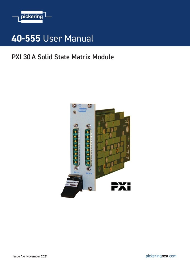 Pickering 40-555 user manual