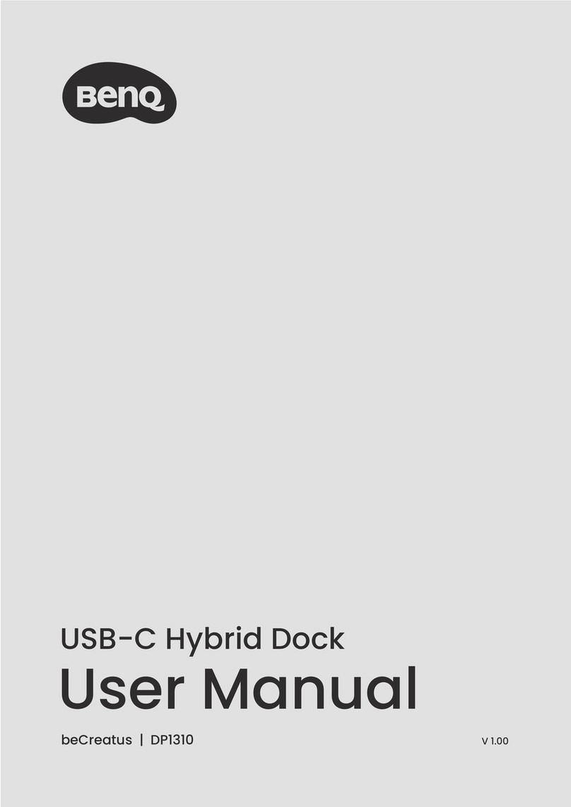 BenQ beCreatus DP1310 user manual BenQ beCreatus DP1310 user manual
