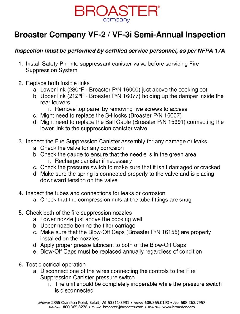 Broaster VF-2 quick start guide