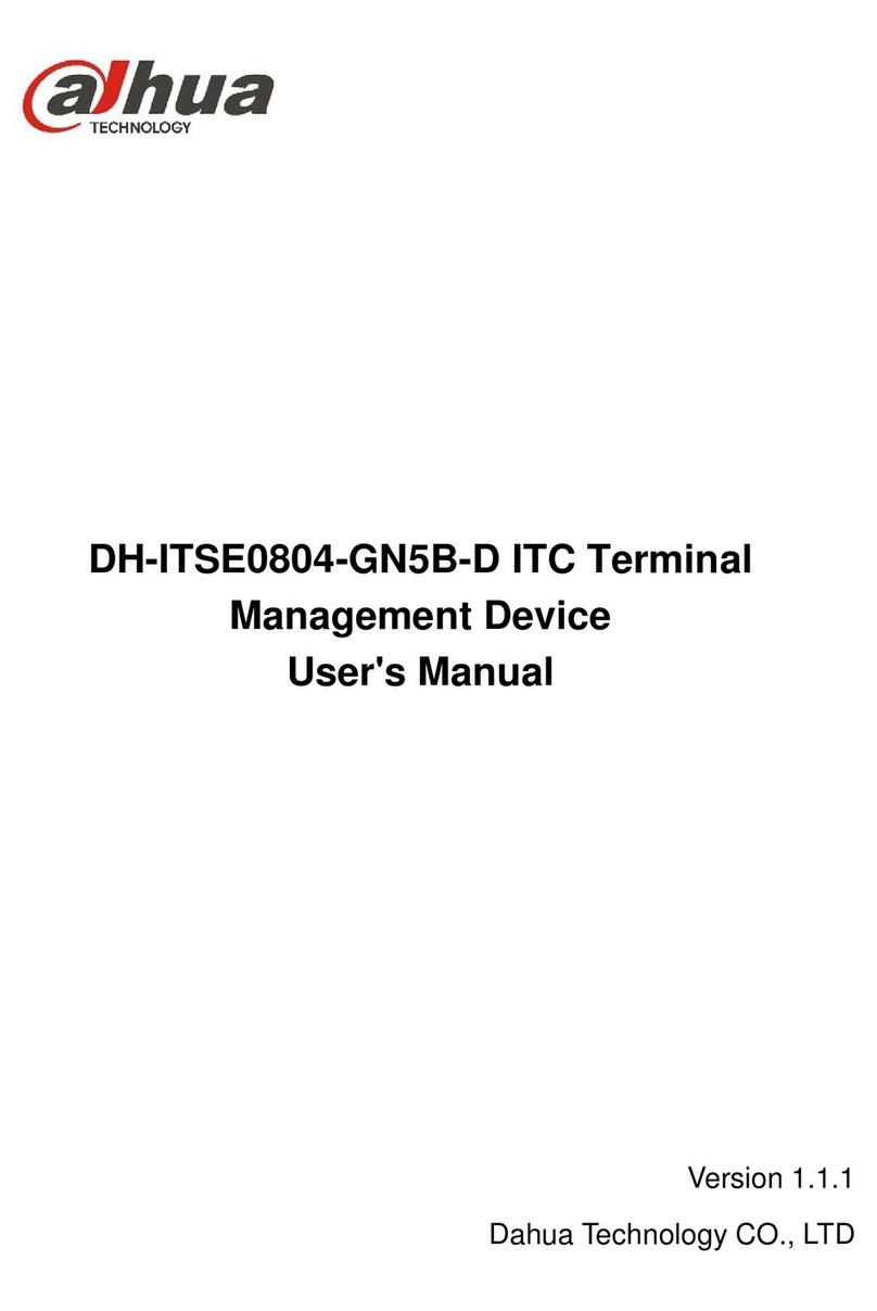 Dahua Technology DH-ITSE0804-GN5B-D user manual