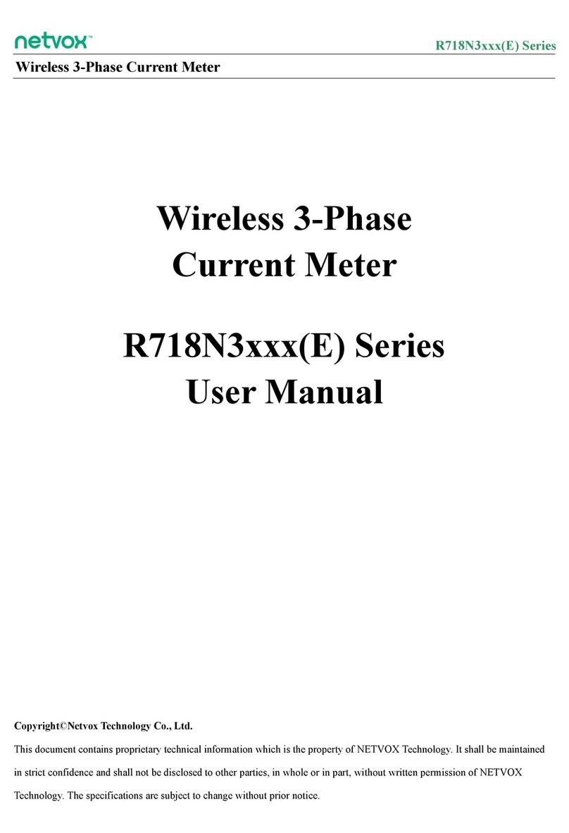 netvox R718N3 E Series User manual