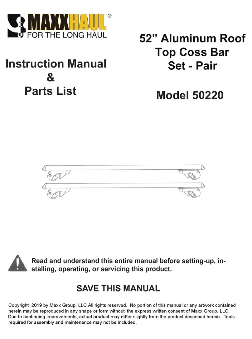 Maxxhaul 50220 Instruction manual & parts list