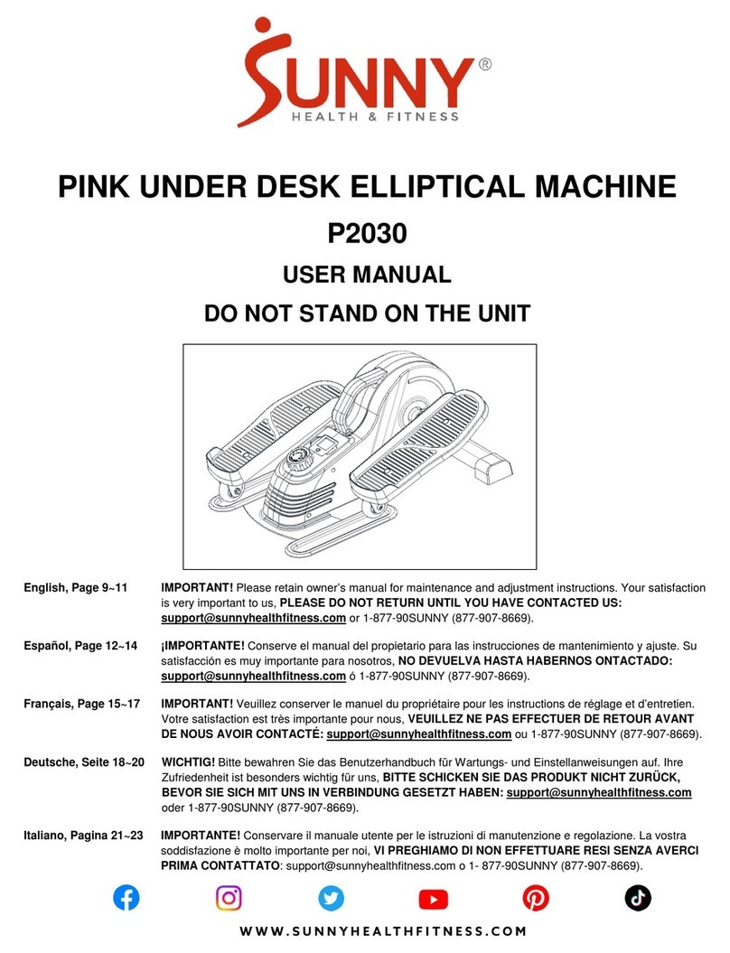 Sunny P2030 user manual