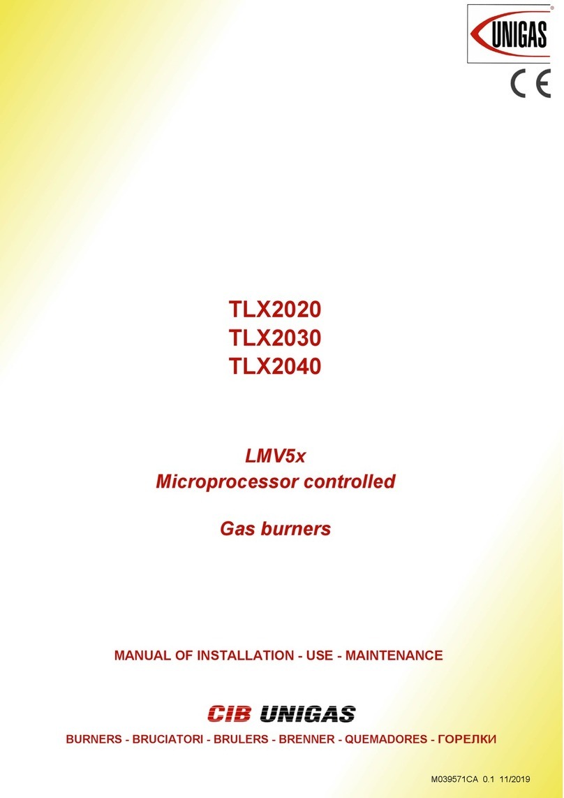 Unigas TLX2020 User manual