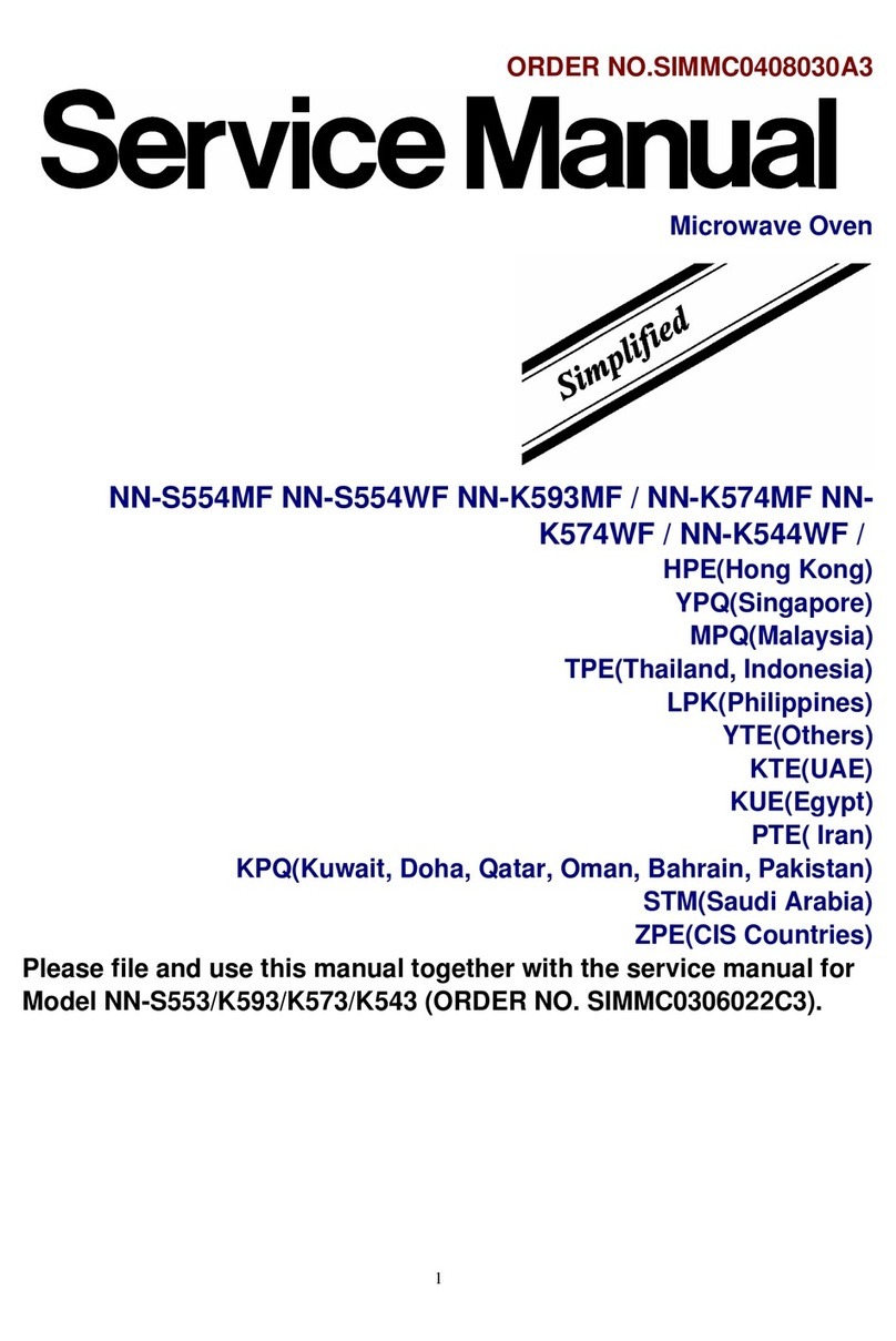 Panasonic NN-S554WF User manual