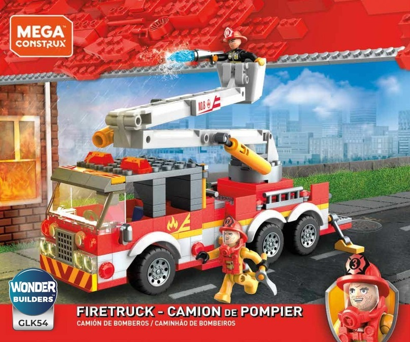 Mattel MEGA CONSTRUX FIRETRUCK GLK54 User manual