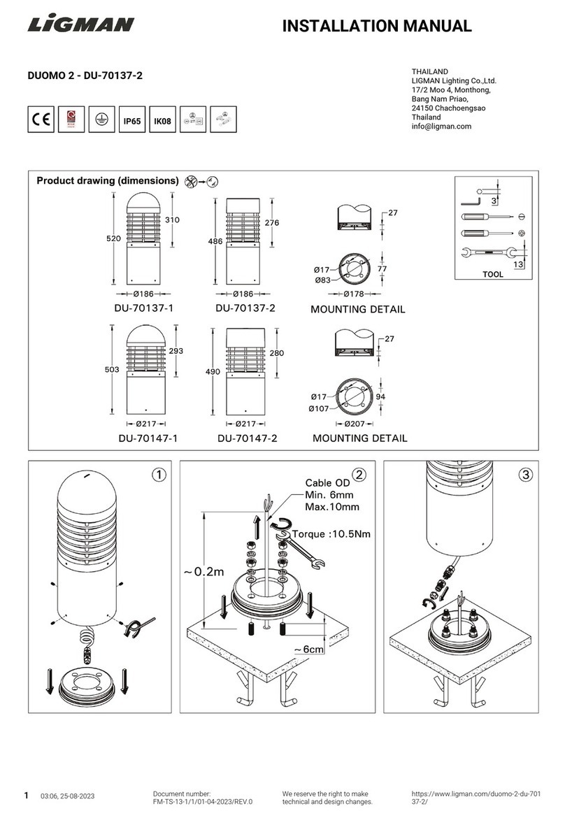 LIGMAN DU-70137-2 User manual