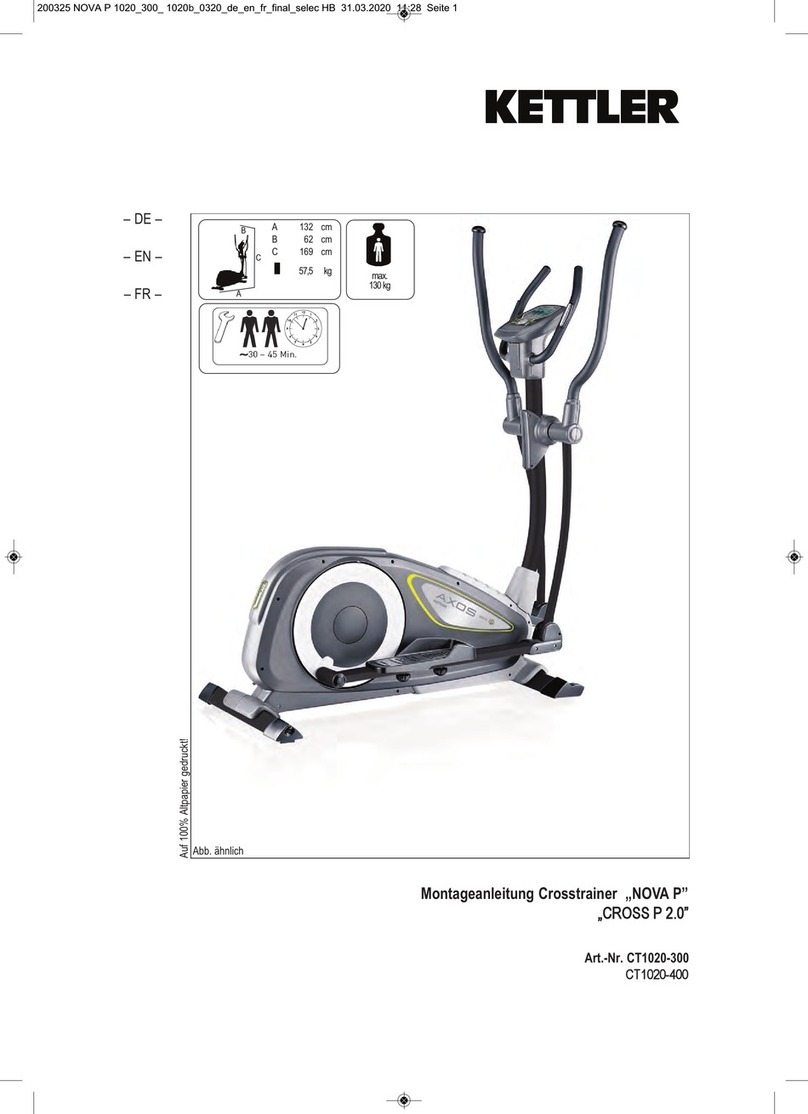 Kettler CROSS P 2.0 User manual