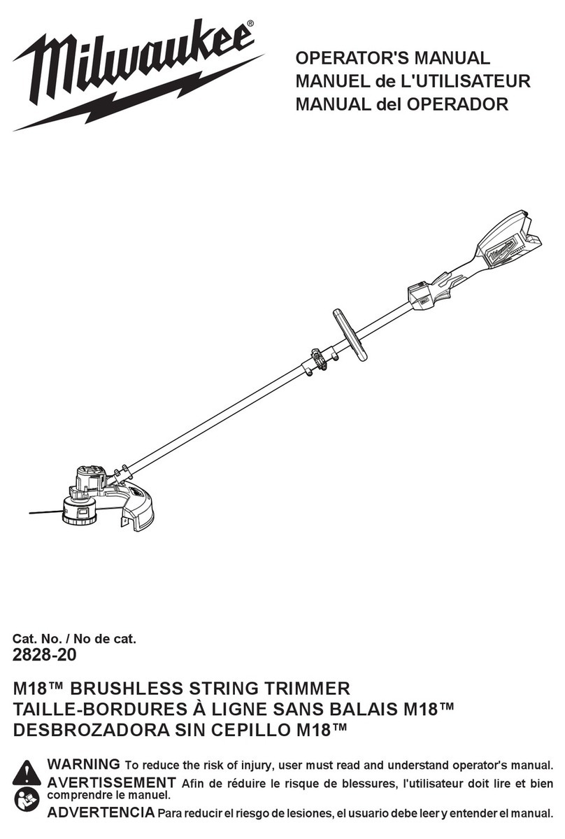 Milwaukee M18 2828-20 Operator's manual