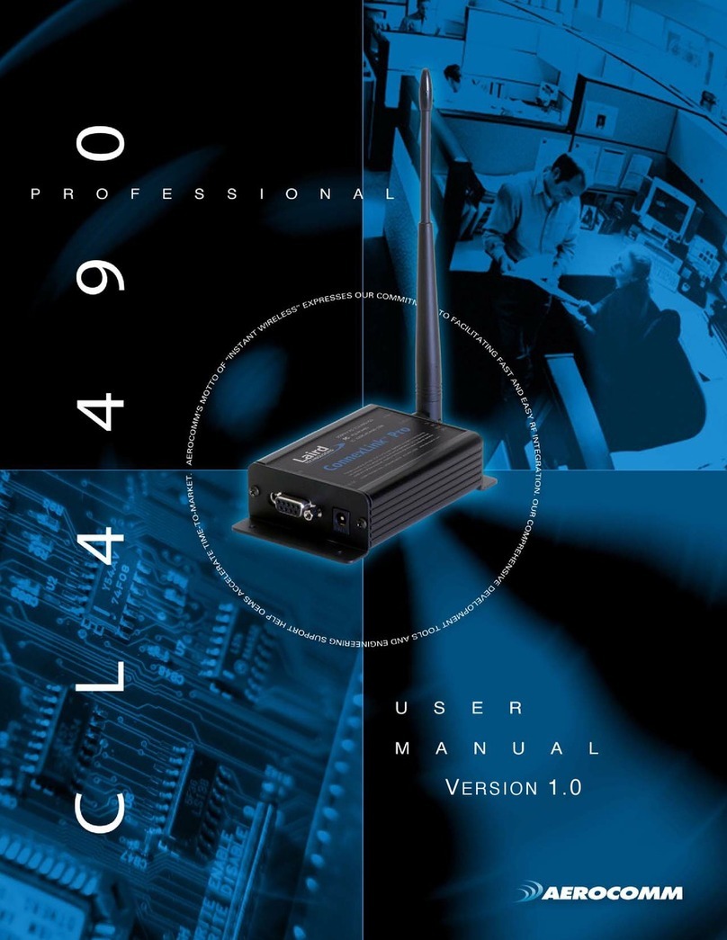 AeroComm CL4490PRO user manual