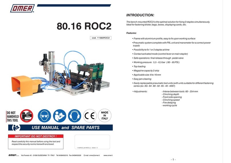 Omer 80.16 ROC2 User manual