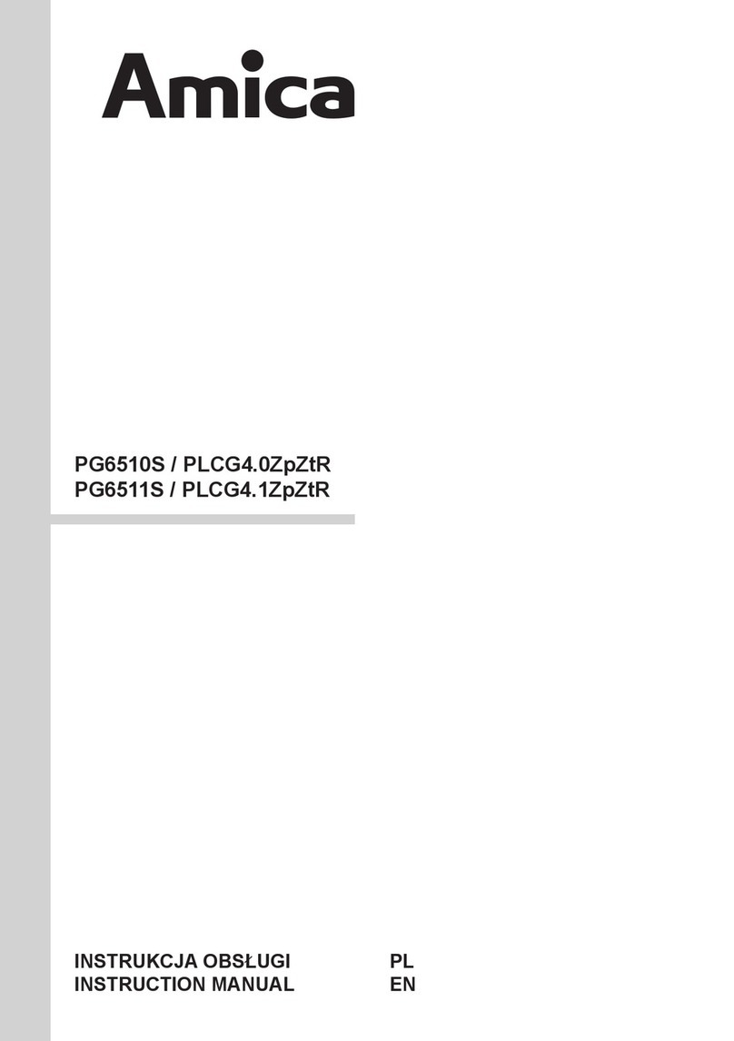 Amica PG6510S instruction manual