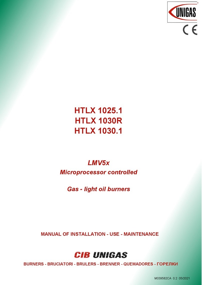 Unigas HTLX 1025.1 User manual