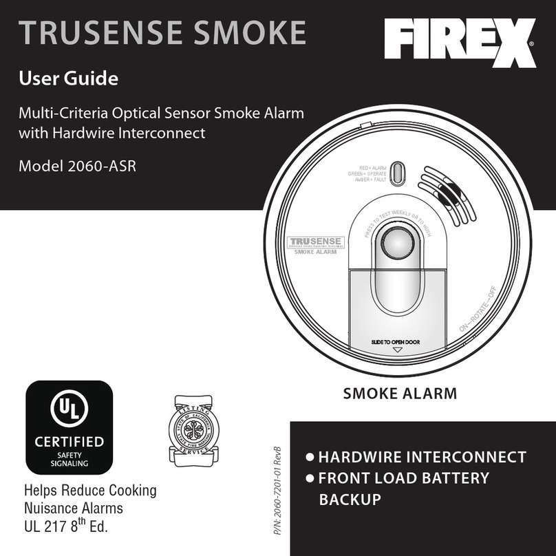 Firex TRUSENSE SMOKE 2060-ASR User manual Firex TRUSENSE SMOKE 2060-ASR User manual