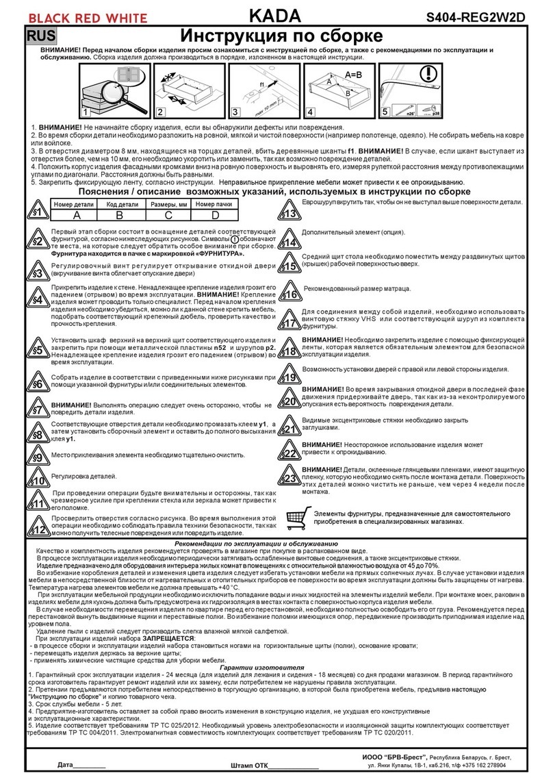 BLACK RED WHITE KADA S404-REG2W2D User manual BLACK RED WHITE KADA S404-REG2W2D User manual