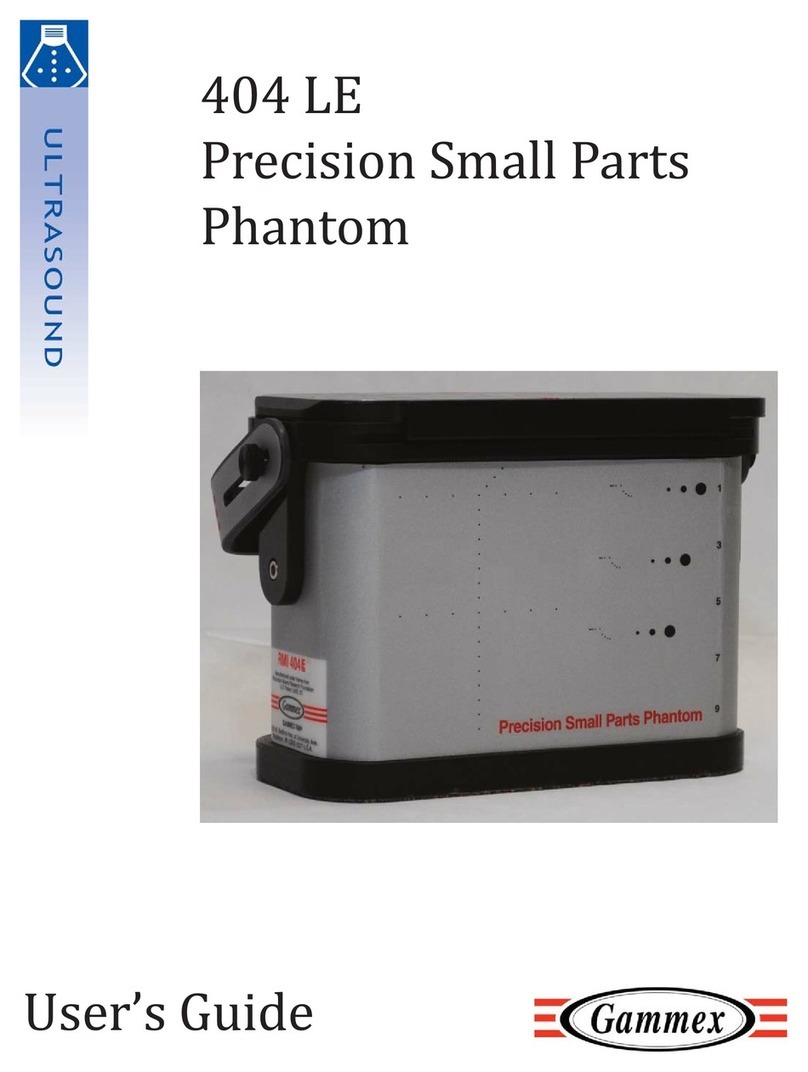 Gammex Phantom 404 LE user guide