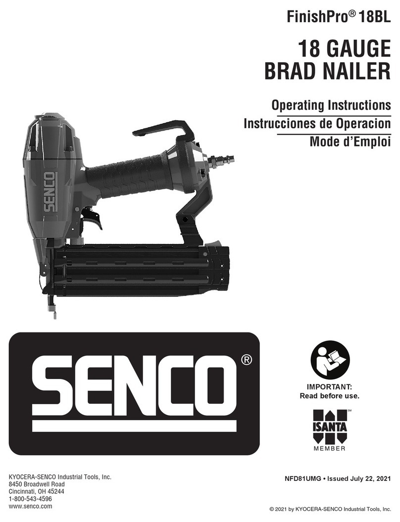 Senco FinishPro 18BL operating instructions