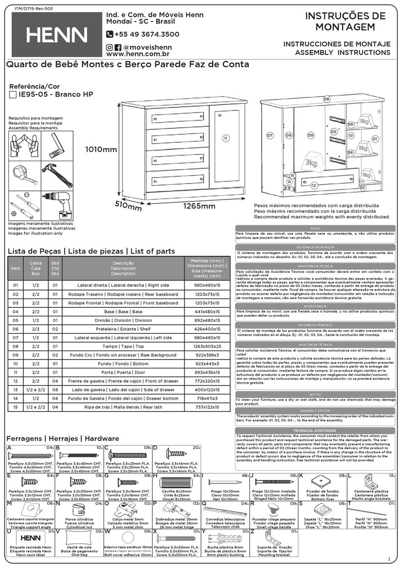 HENN Branco HP IE95-05 User manual