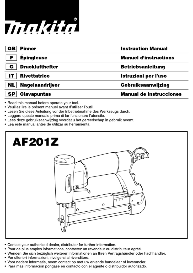 Makita AF201Z User manual