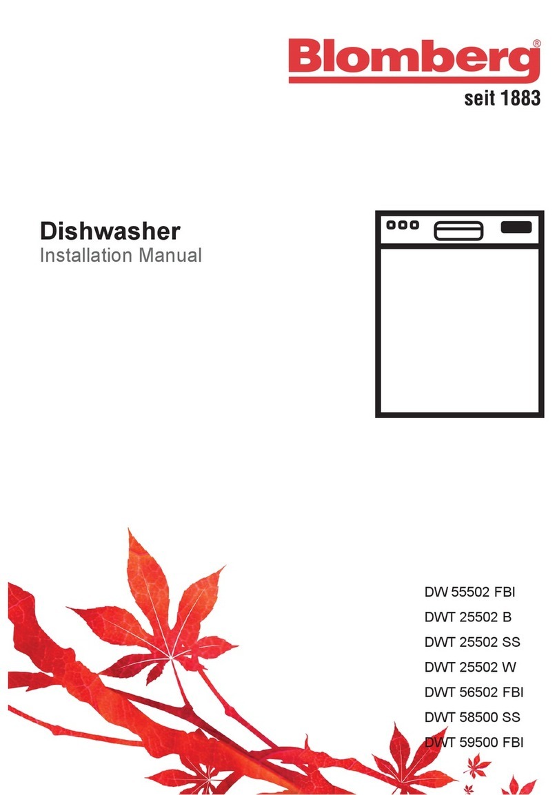 Blomberg DWT 25502 W User manual