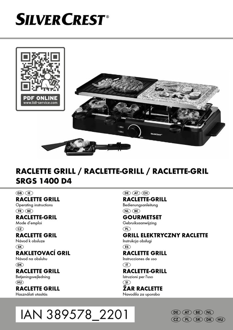 Silvercrest 389578 2201 operating instructions