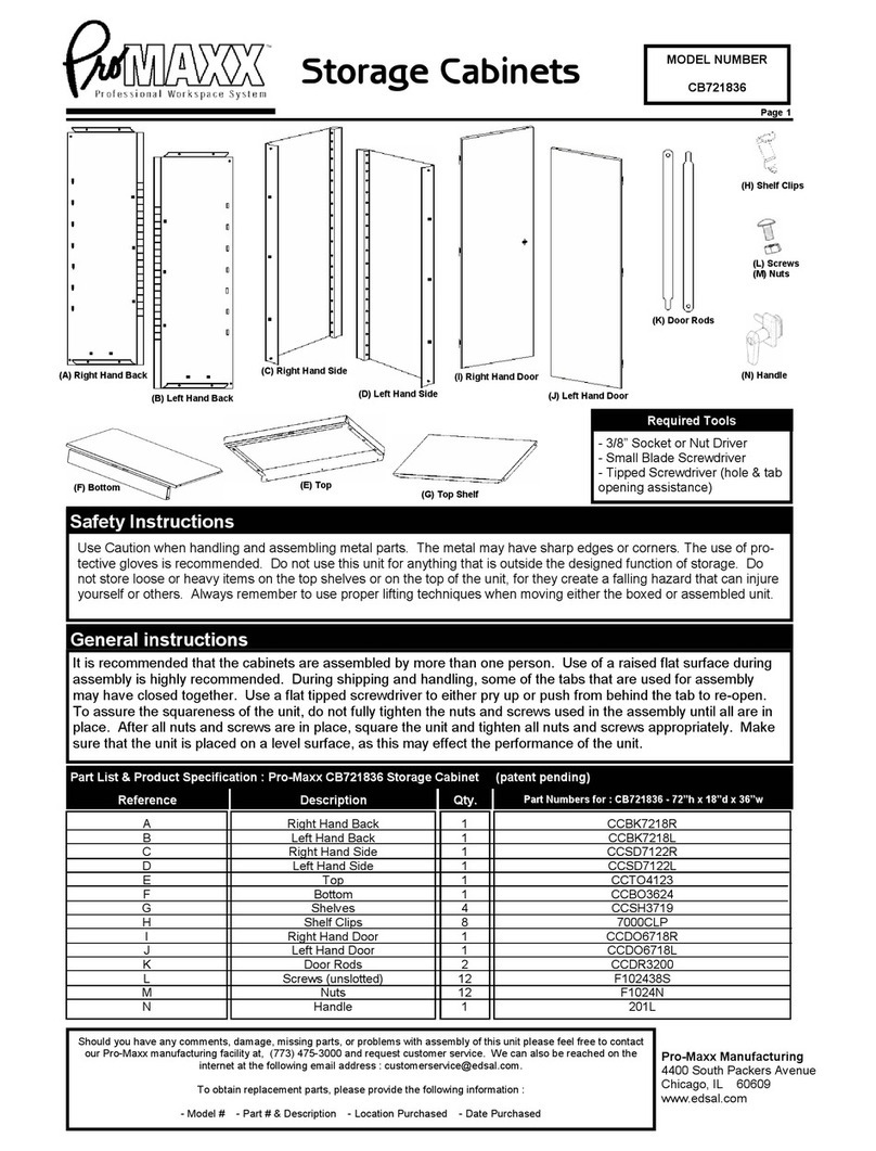 ProMaxX CB721836 Assembly instructions