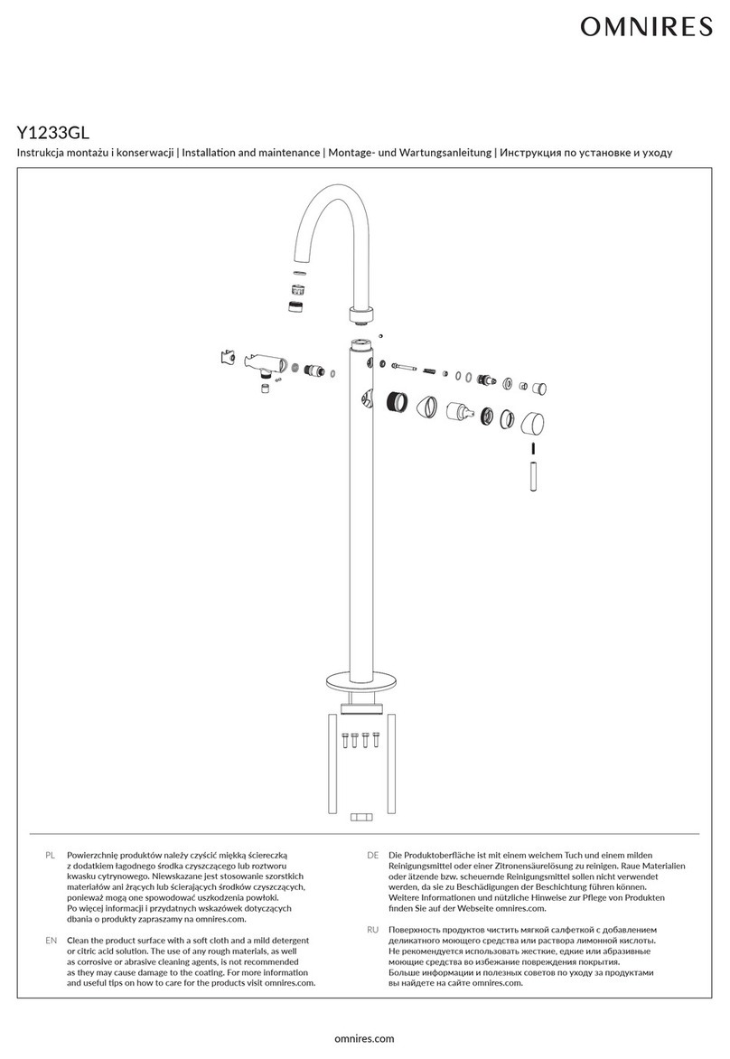 Omnires Y1233GL Instruction Manual
