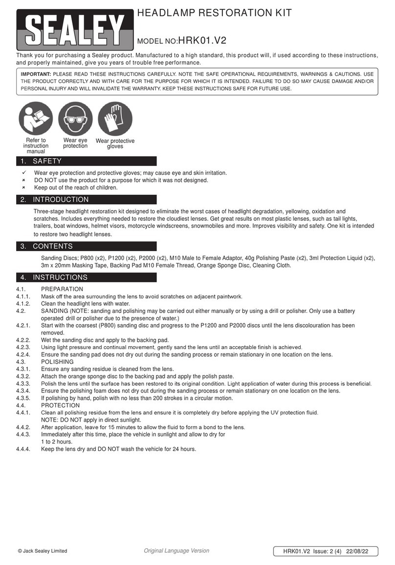 Sealey HRK01.V2 User manual