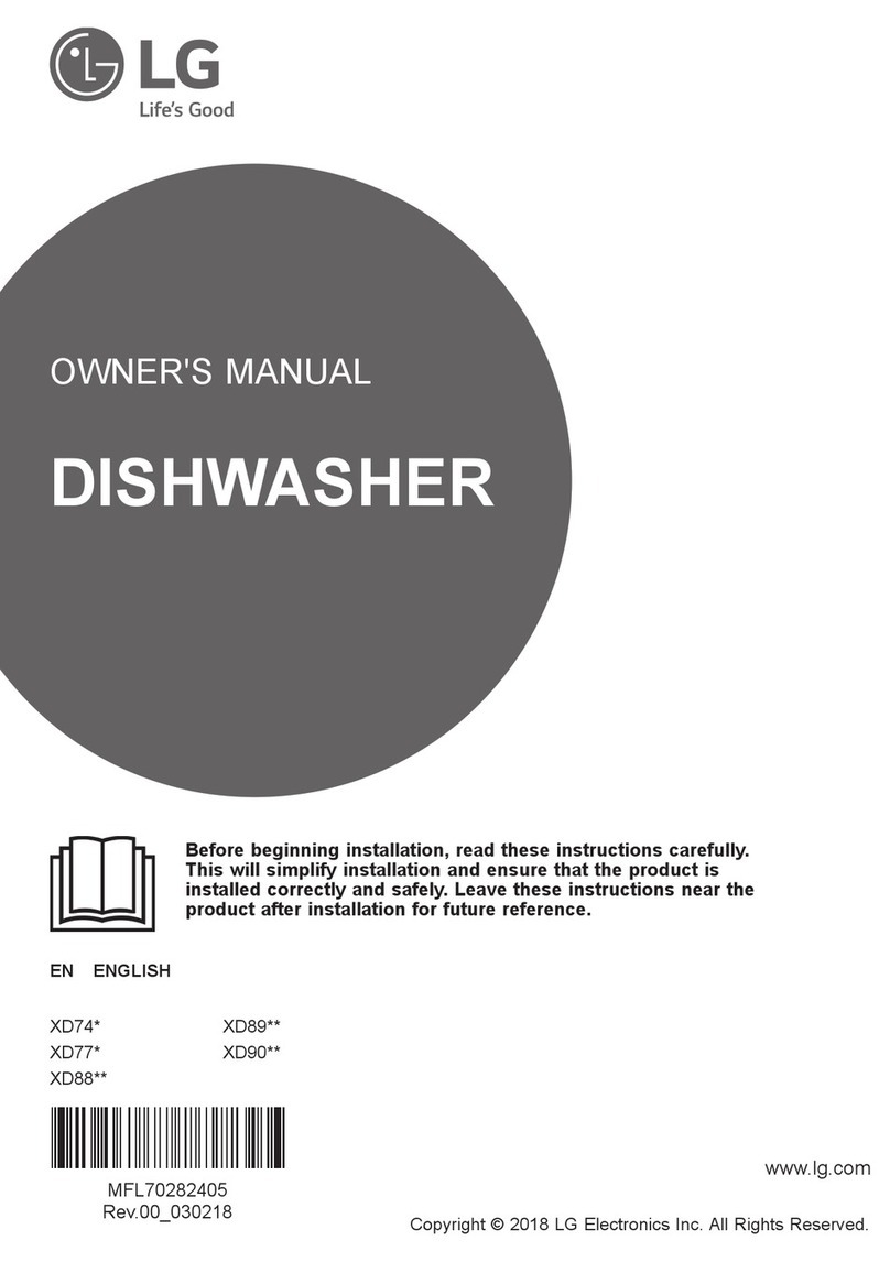 LG XD74 Series User manual
