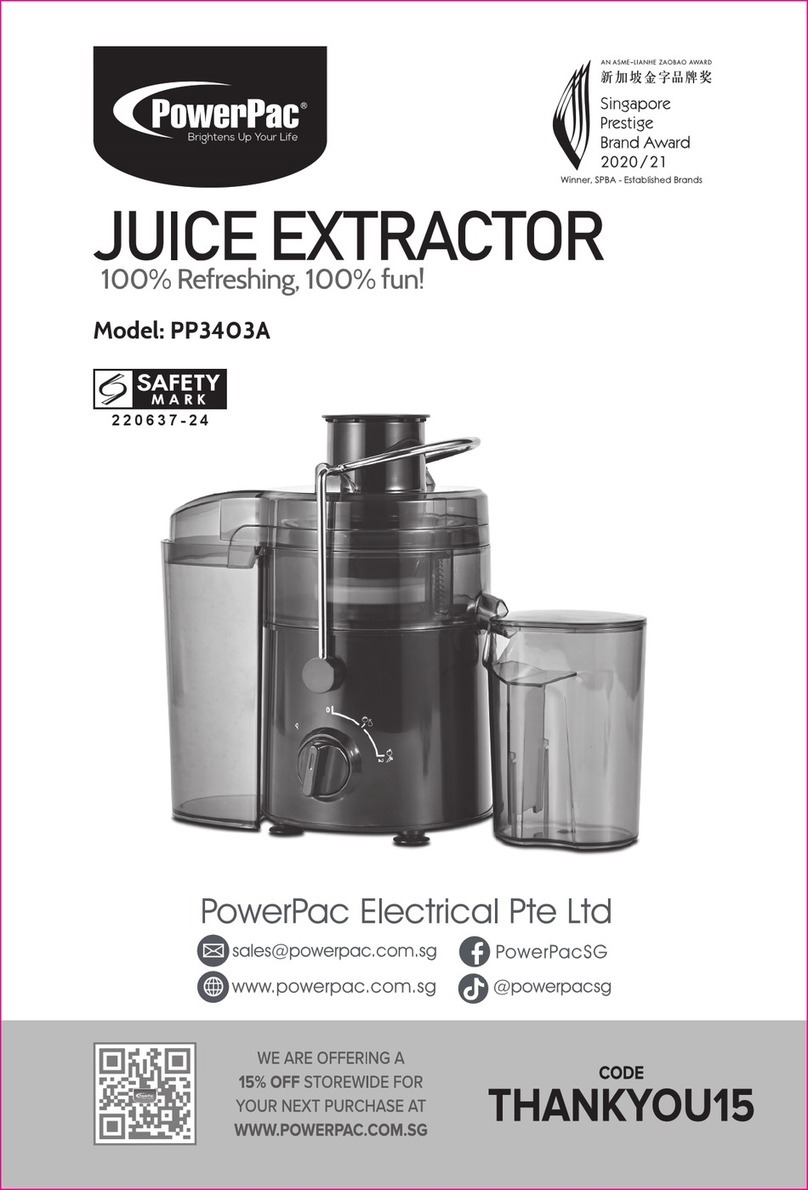 PowerPac PP3403A User manual PowerPac PP3403A User manual