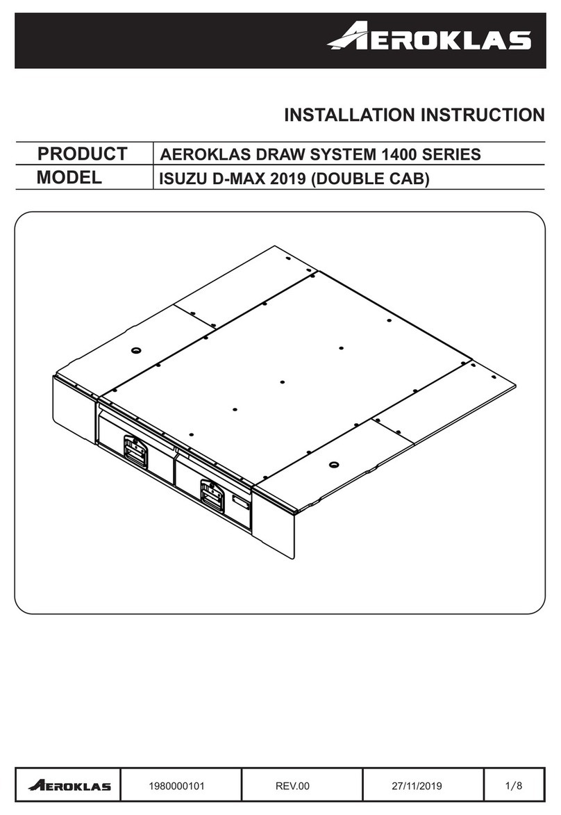 AEROKLAS 1400 Series Installation instruction