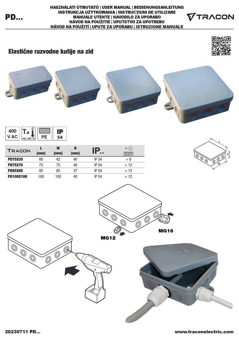 Tracon PD Series user manual