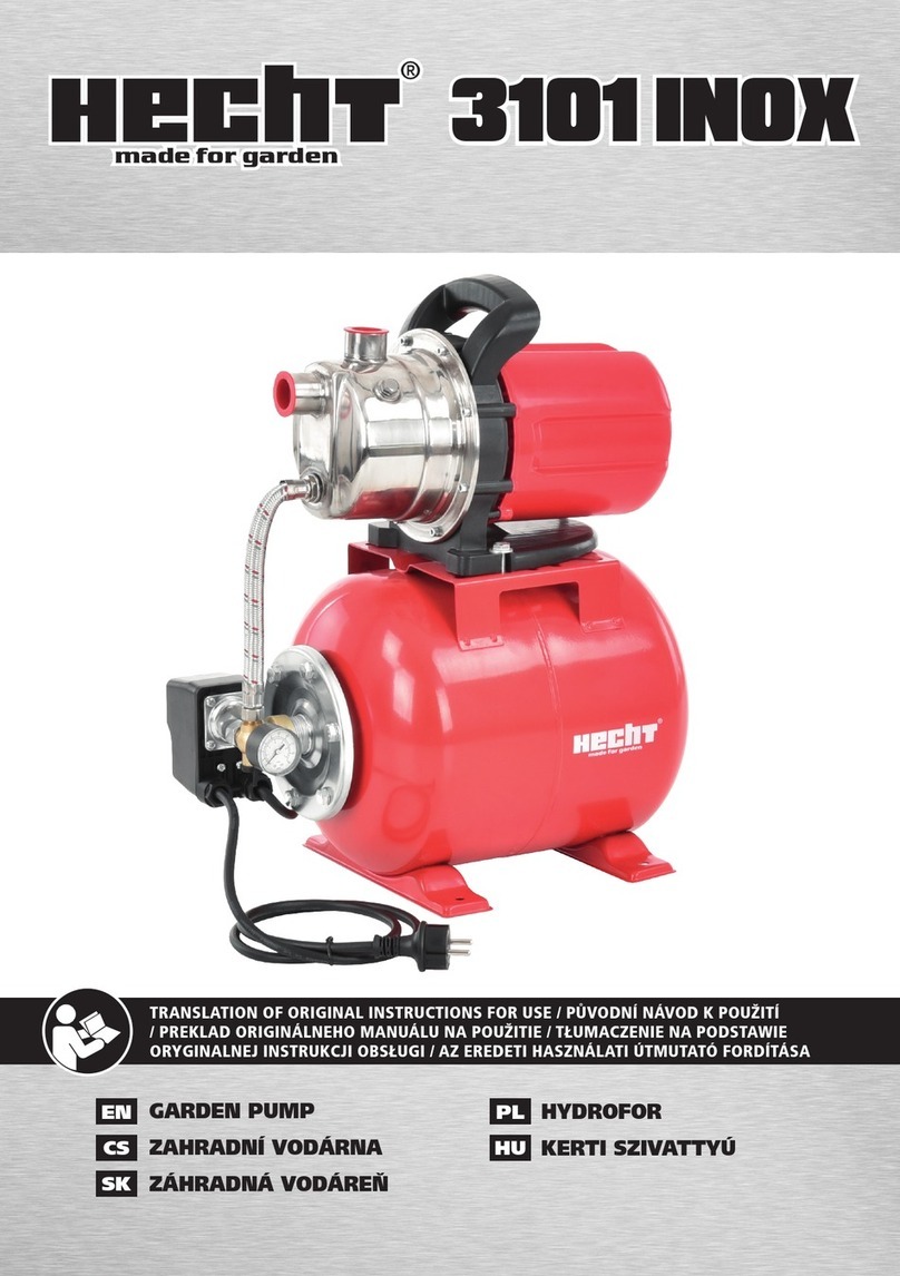 hecht 3101 INOX instructions