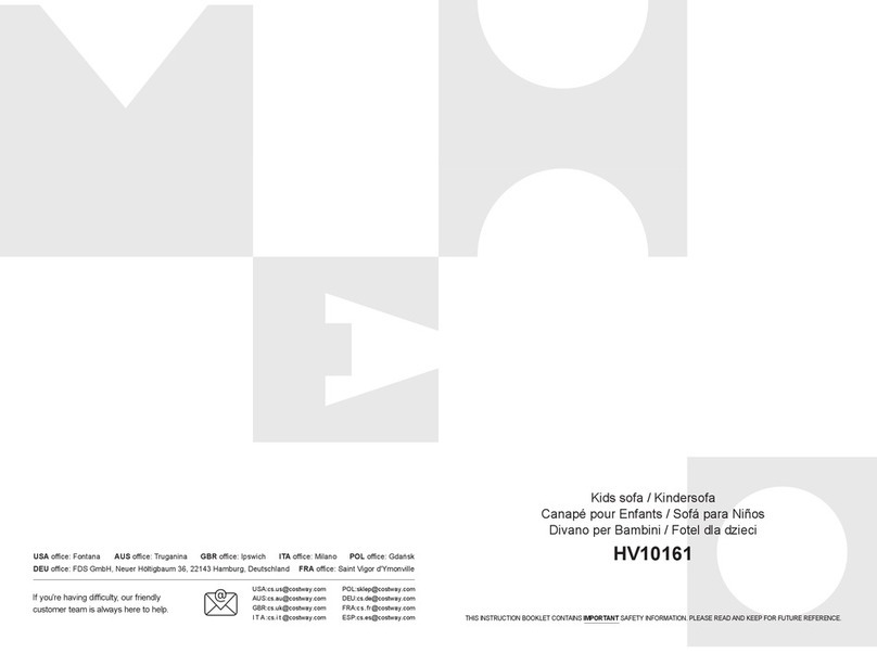 Costway HV10161 Instruction booklet