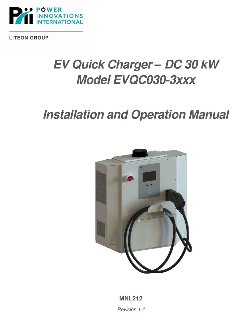 Power Innovations EVQC030-3 Series Installation and operation manual