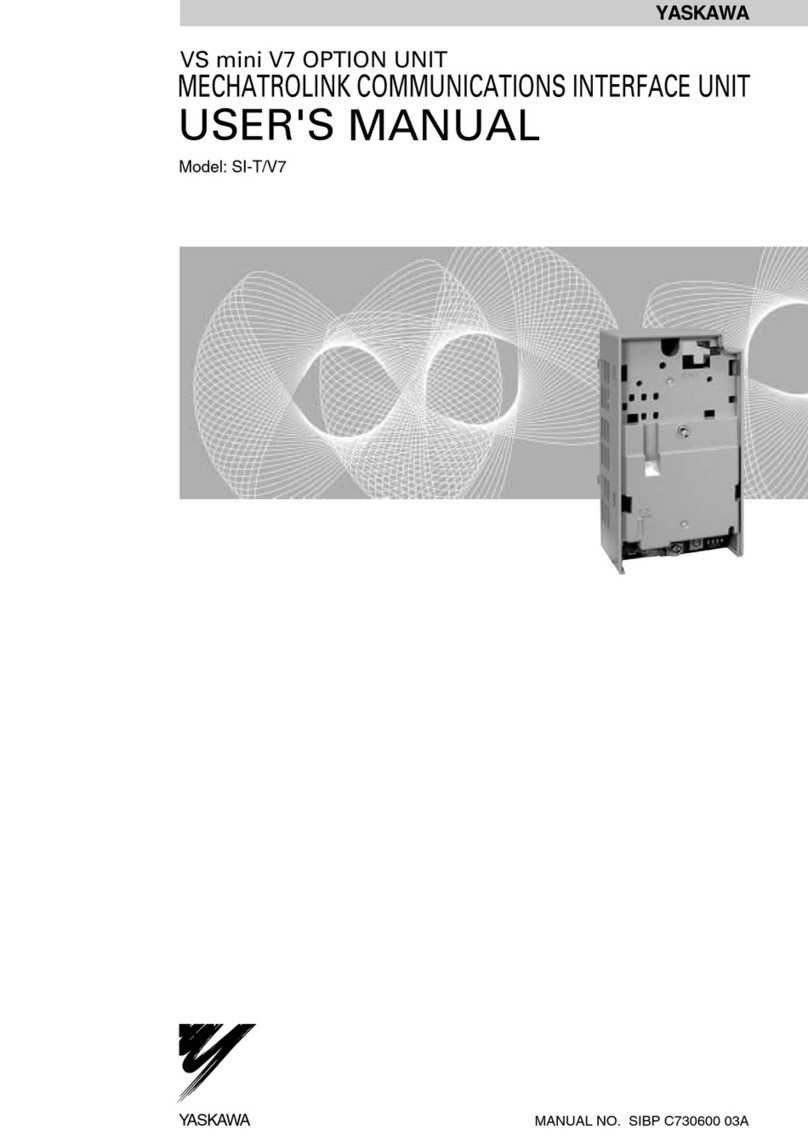 YASKAWA VS mini V7 user manual