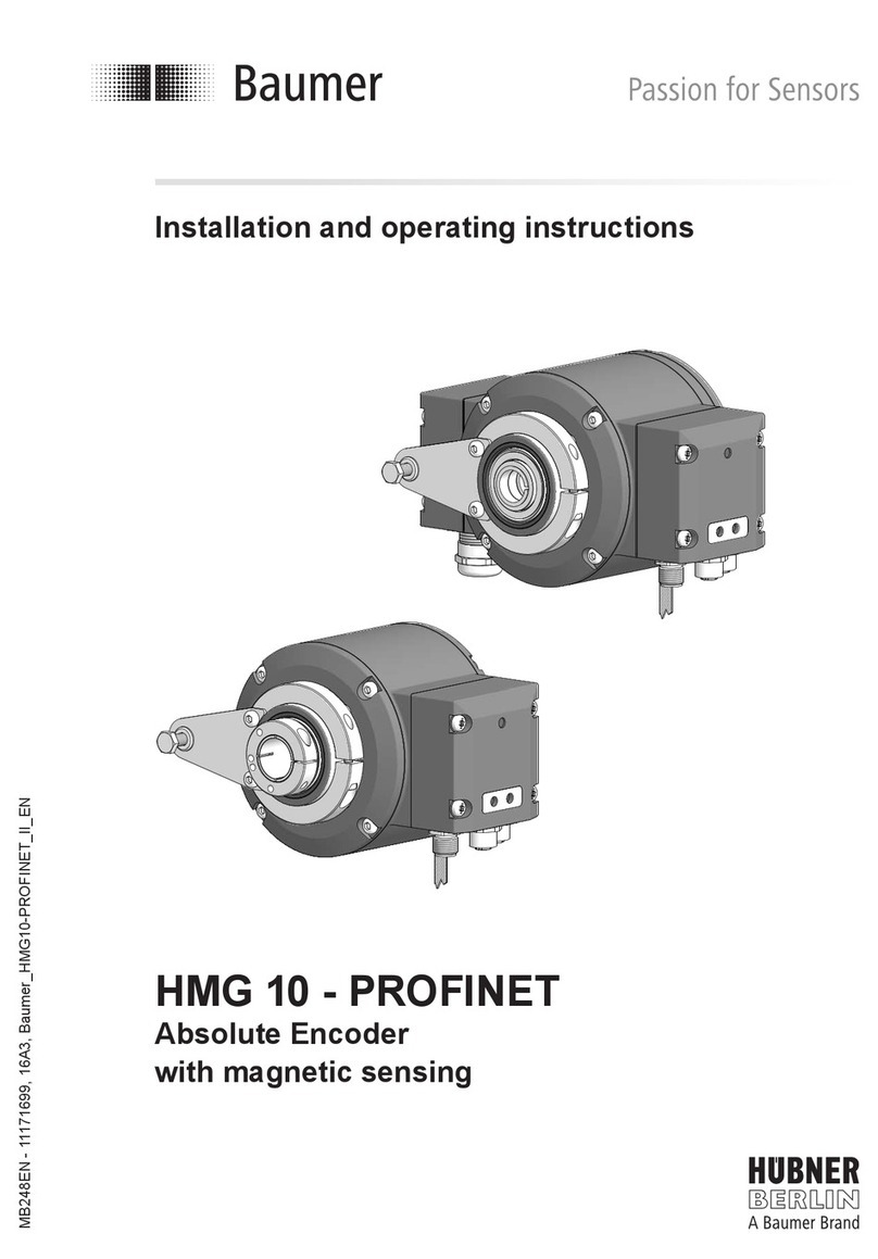 Baumer HUBNER BERLIN HMG 10 - PROFINET User manual Baumer HUBNER BERLIN HMG 10 - PROFINET User manual